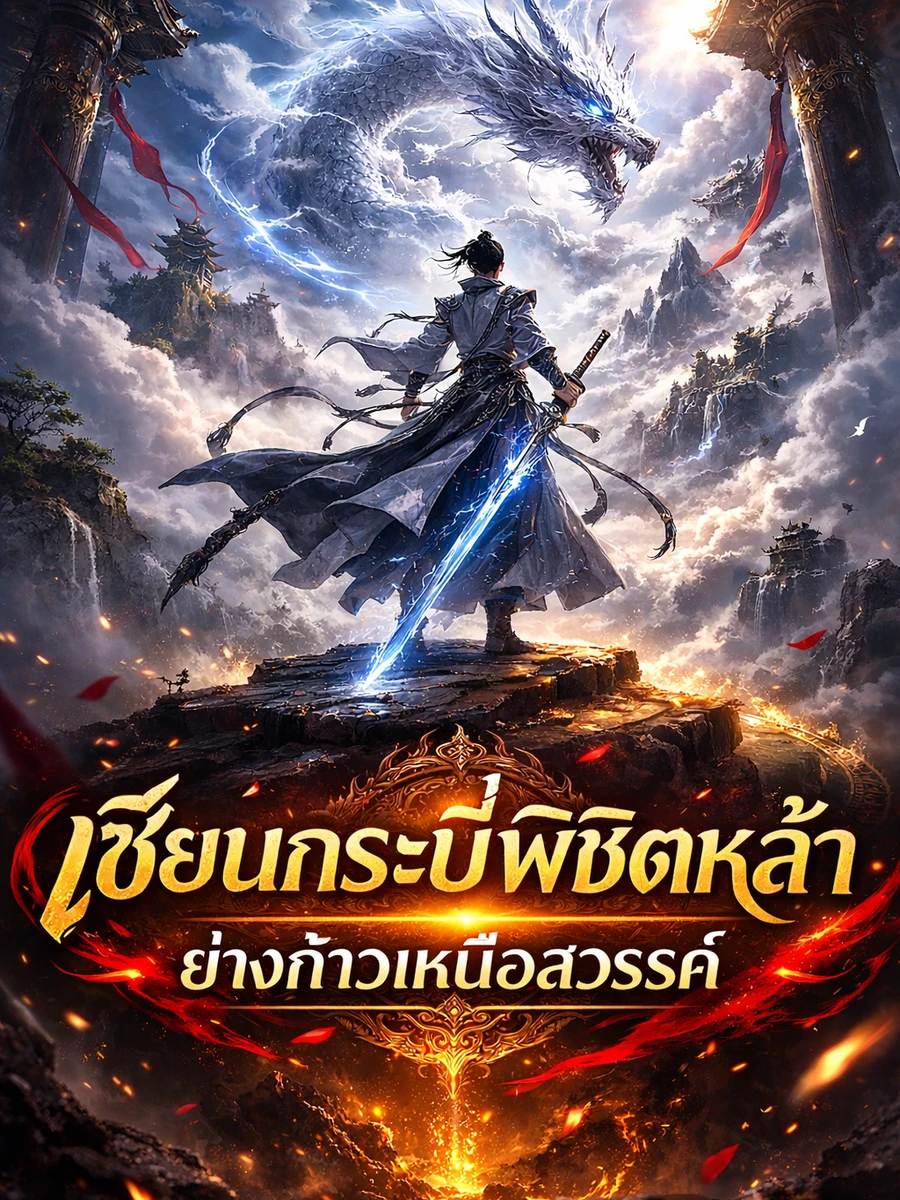 ปก เซียนกระบี่พิชิตหล้าย่างก้าวเหนือสวรรค์ ( เปิดอ่านฟรีเริ่มต้น 100 ตอน )
