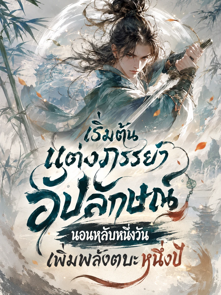 ปก เริ่มต้นแต่งภรรยาอัปลักษณ์ นอนหลับหนึ่งวันเพิ่มพลังตบะหนึ่งปี