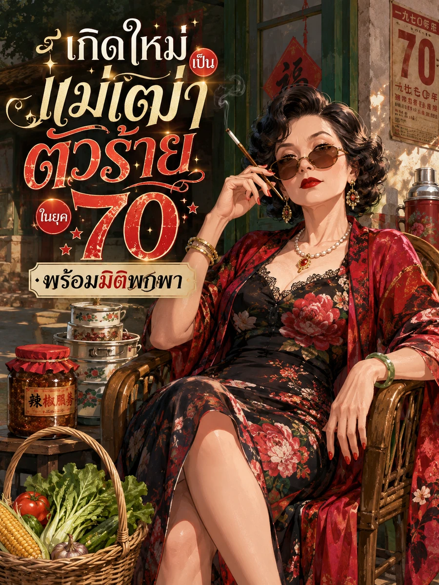 ปก [จบแล้ว] เกิดใหม่เป็นแม่เฒ่าตัวร้ายในยุค 70 พร้อมมิติพกพา