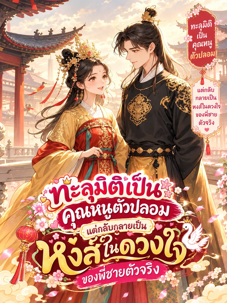 ปก ทะลุมิติเป็นคุณหนูตัวปลอม แต่กลับกลายเป็นหงส์ในดวงใจของพี่ชายตัวจริง