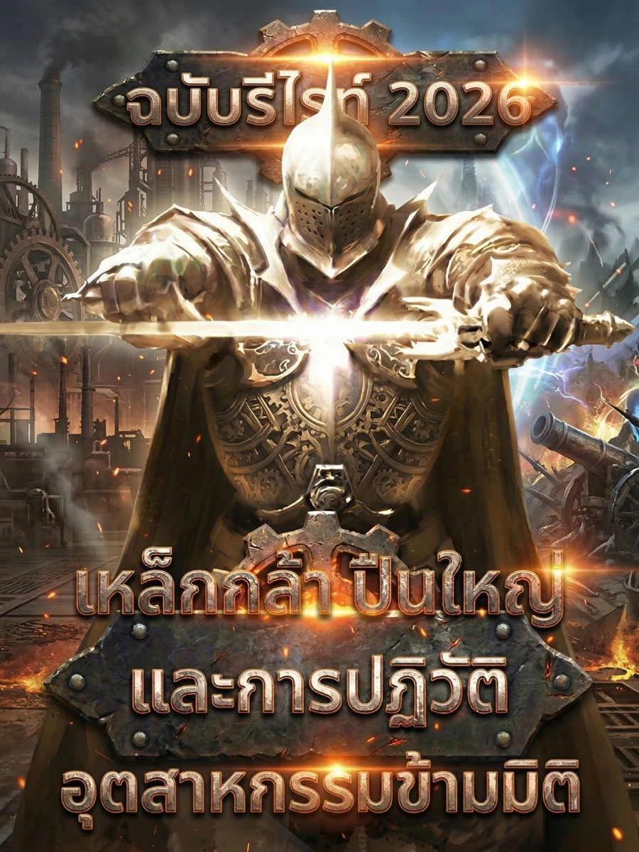 ปก เหล็กกล้า ปืนใหญ่ และการปฏิวัติอุตสาหกรรมข้ามมิติ