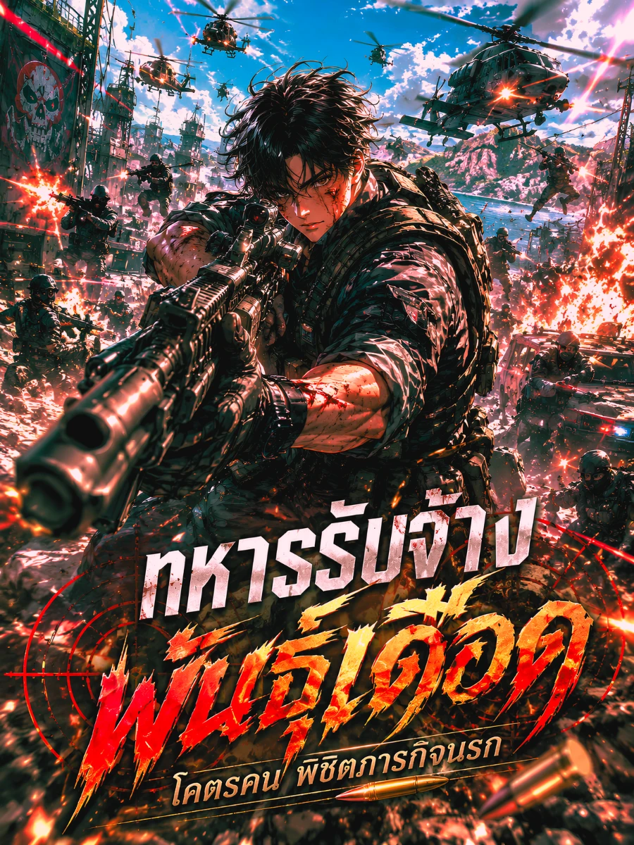 ปก [จบแล้ว] ทหารรับจ้างพันธุ์เดือด : โคตรคน พิชิตภารกิจนรก