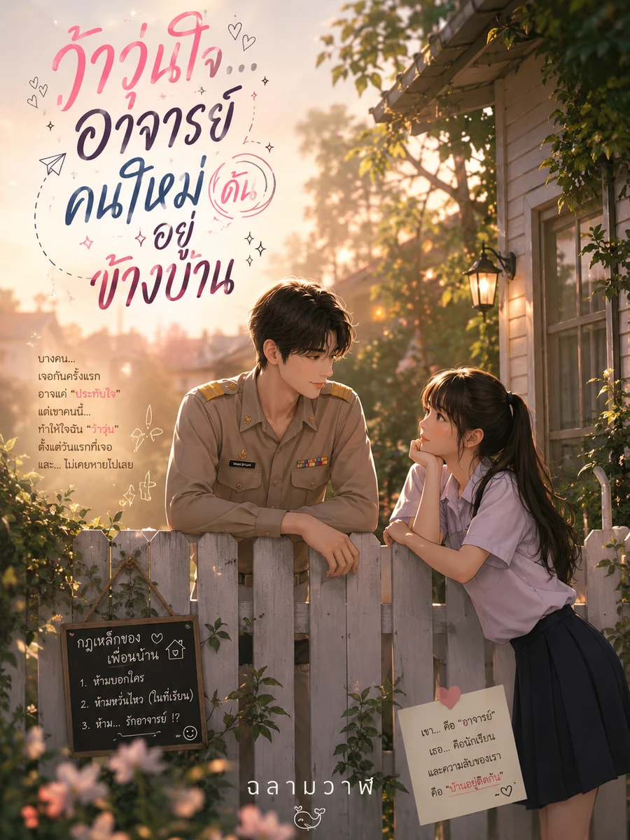 ปก ว้าวุ่นใจ...อาจารย์คนใหม่ดันอยู่ข้างบ้าน