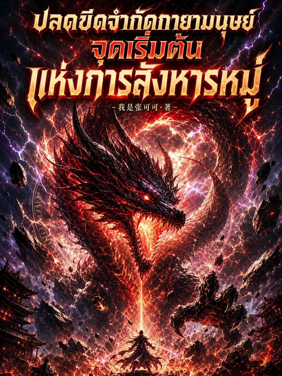 ปก ปลดขีดจํากัดกายามนุษย์ จุดเริ่มต้นแห่งการสังหารหมู่