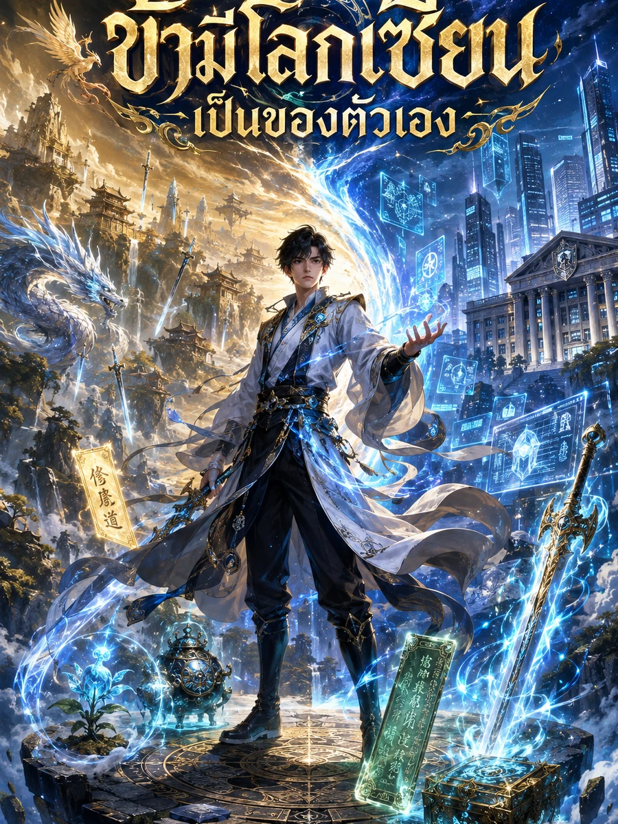ปก ข้ามีโลกเซียนเป็นของตัวเอง