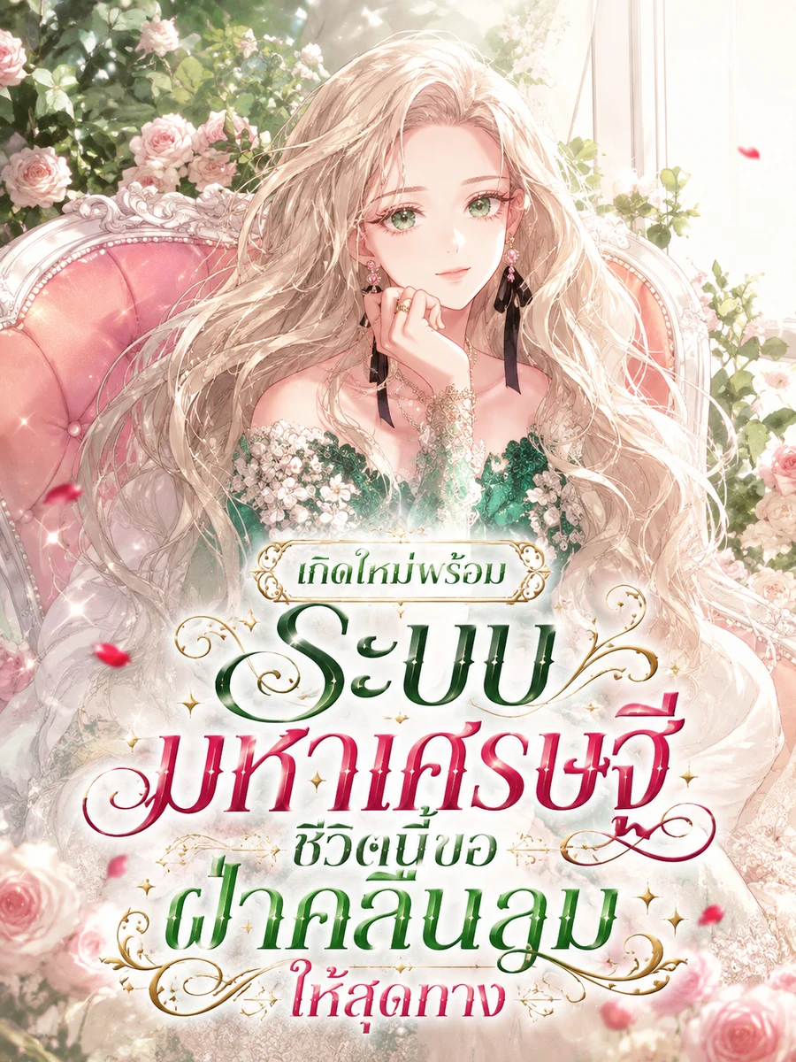 ปก เกิดใหม่พร้อมระบบมหาเศรษฐี ชีวิตนี้ขอฝ่าคลื่นลมให้สุดทาง