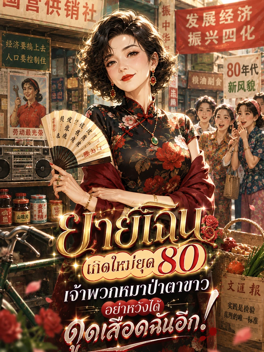 ปก (จบแล้ว) ยายเฉินเกิดใหม่ยุค 80 เจ้าพวกหมาป่าตาขาวอย่าหวังได้ดูดเลือดฉันอีก!