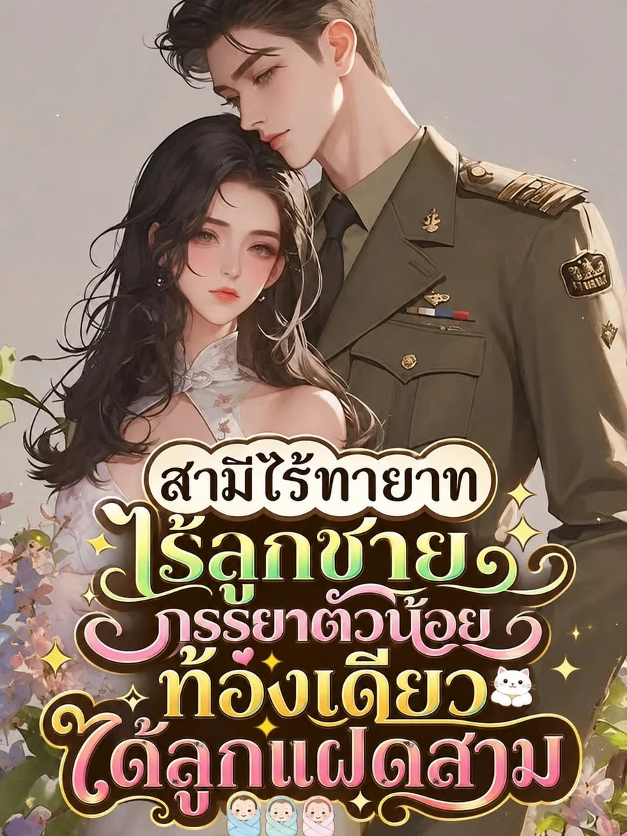 ปก [ จบแล้ว ] สามีไร้ทายาทไร้ลูกชาย ภรรยาตัวน้อยท้องเดียวได้ลูกแฝดสาม