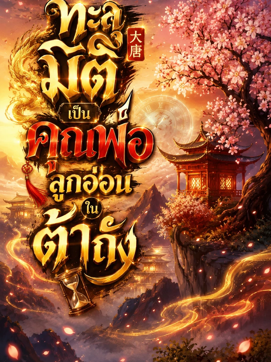ปก ทะลุมิติเป็นคุณพ่อลูกอ่อนในต้าถัง