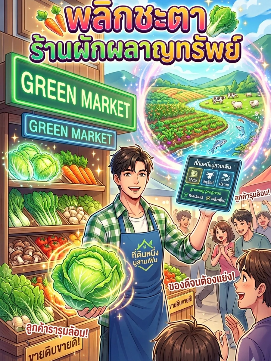 ปก พลิกชะตา ร้านผักพลาญทรัพย์!!!!