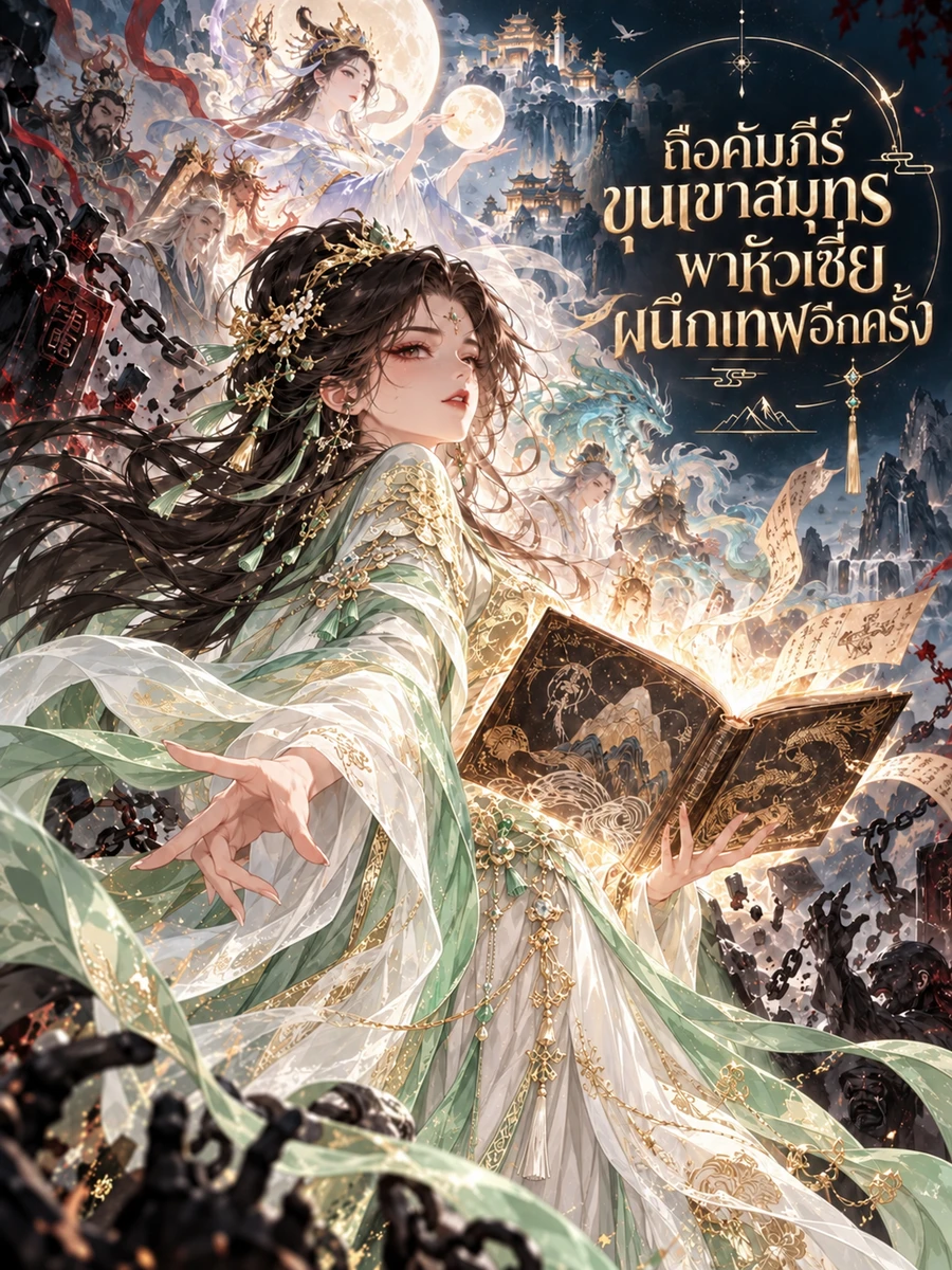 ปก ถือคัมภีร์ขุนเขาสมุทร พาหัวเซี่ยผนึกเทพอีกครั้ง