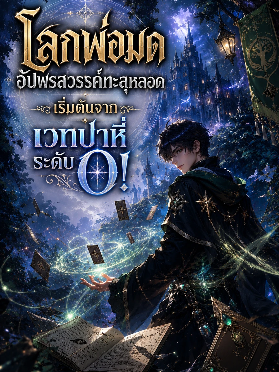 ปก โลกพ่อมด: อัปพรสวรรค์ทะลุหลอด เริ่มต้นจากเวทปาหี่ระดับ 0!