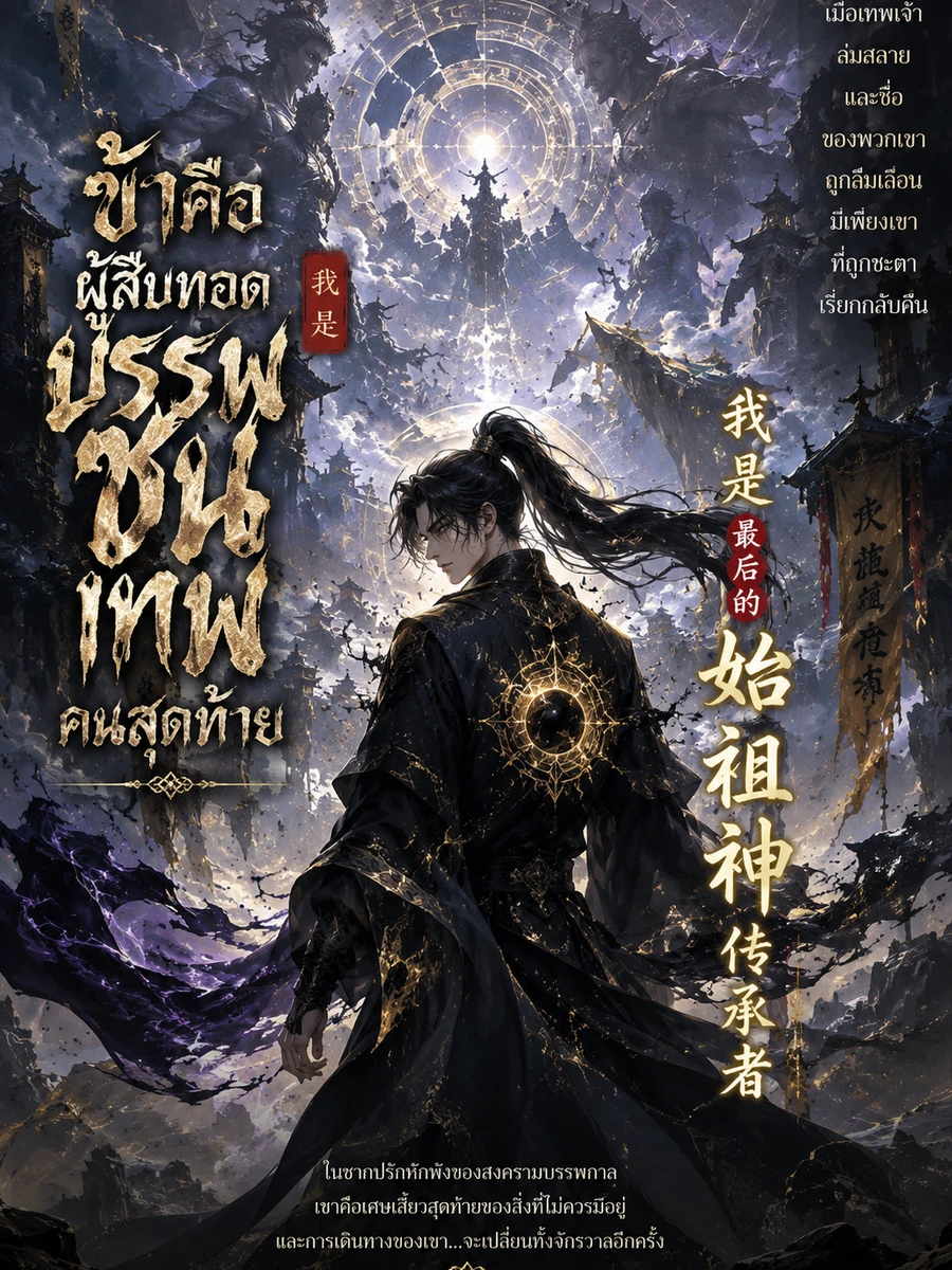 ปก ข้าคือผู้สืบทอดบรรพชนเทพคนสุดท้าย
