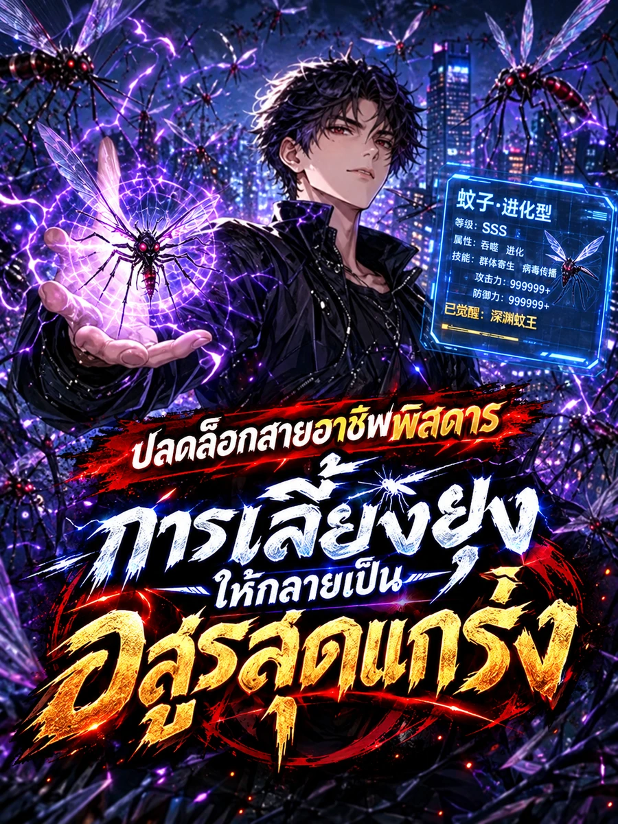 ปก ปลดล็อกสายอาชีพพิสดาร: การเลี้ยงยุงให้กลายเป็นอสูรสุดแกร่ง