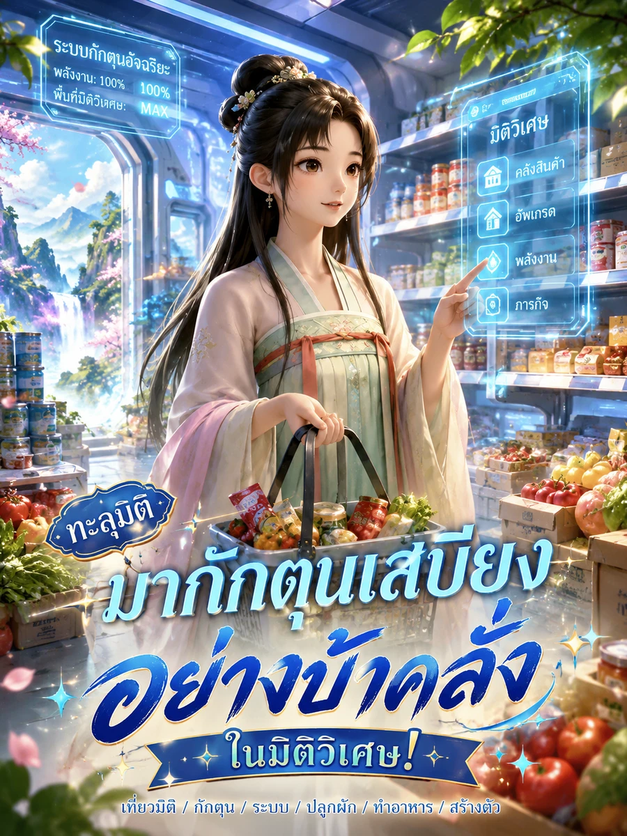 ปก ทะลุมิติมากักตุนเสบียงอย่างบ้าคลั่งในมิติวิเศษ!