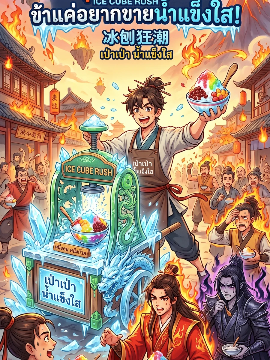 ปก ทะลุมิติต่างโลก? ข้าแค่อยากขายน้ําแข็งไส! (冰刨狂潮) จบแล้ว มีต่อภาค 2 นะคะ