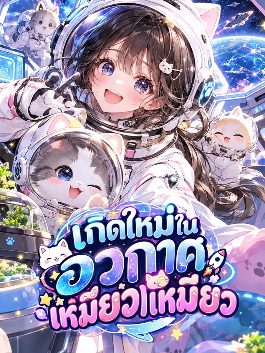 ปก เกิดใหม่ในอวกาศ เหมียวเหมียว