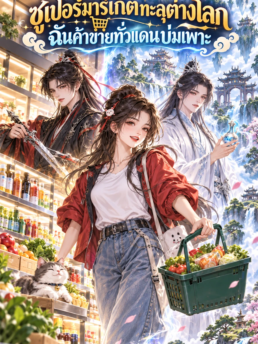 ปก ซูเปอร์มาร์เก็ตทะลุต่างโลก ฉันค้าขายทั่วแดนบ่มเพาะ