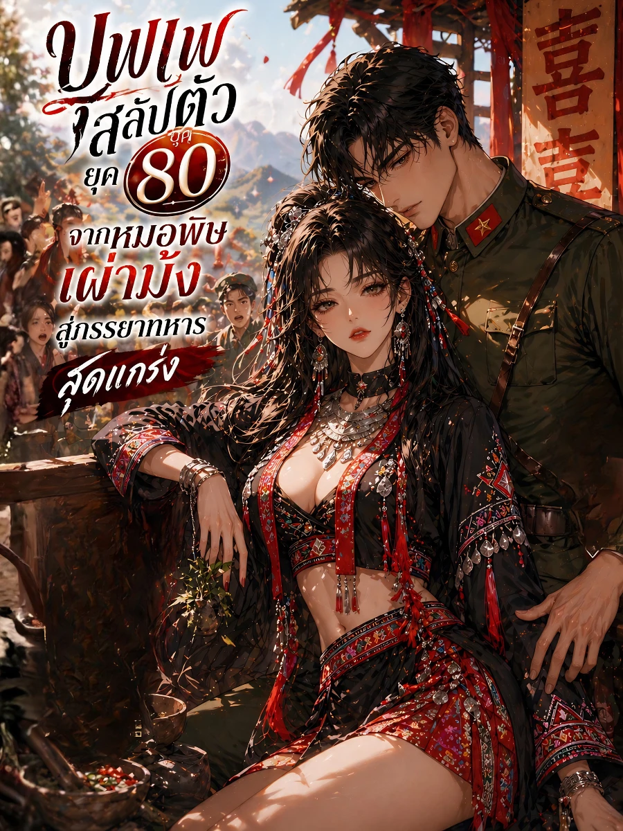 ปก [จบแล้ว] บุพเพสลับตัวยุค 80: จากหมอพิษเผ่าม้ง สู่ภรรยาทหารสุดแกร่ง