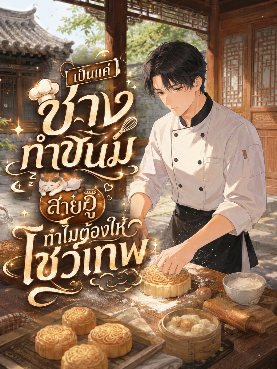 ปก เป็นแค่ช่างทําขนมสายอู้ ทําไมต้องให้โชว์เทพ