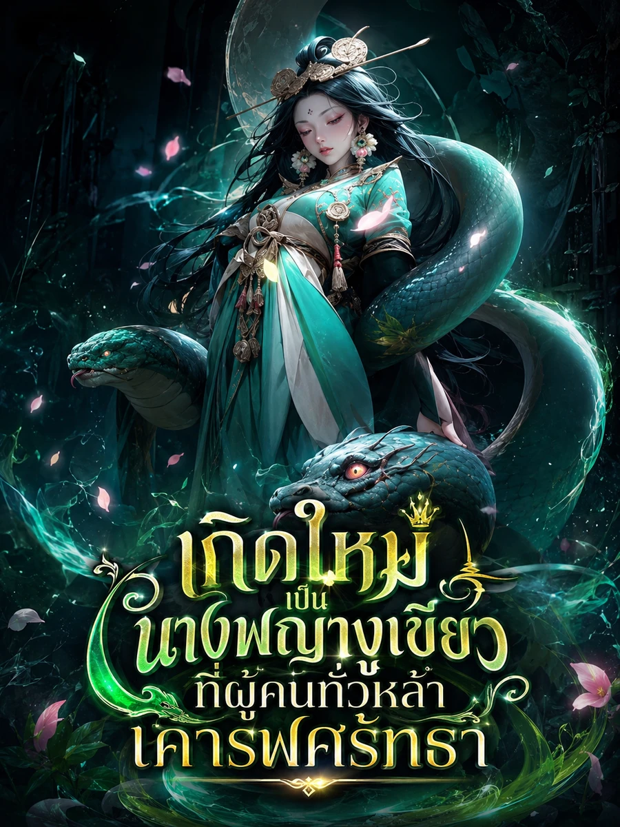 ปก เกิดใหม่เป็นนางพญางูเขียวที่ผู้คนทั่วหล้าเคารพศรัทธา