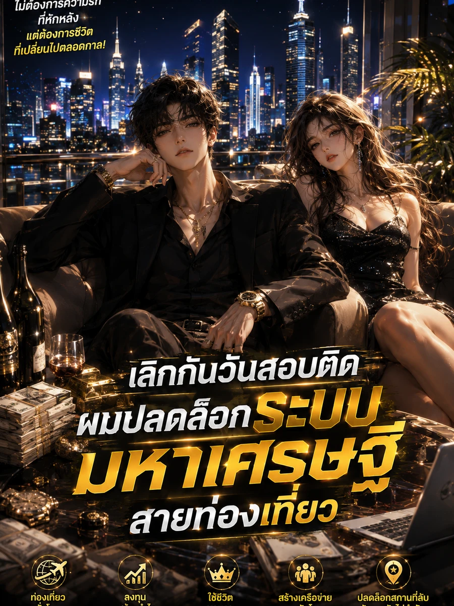 ปก เลิกกันวันสอบติด: ผมปลดล็อกระบบมหาเศรษฐีสายท่องเที่ยว