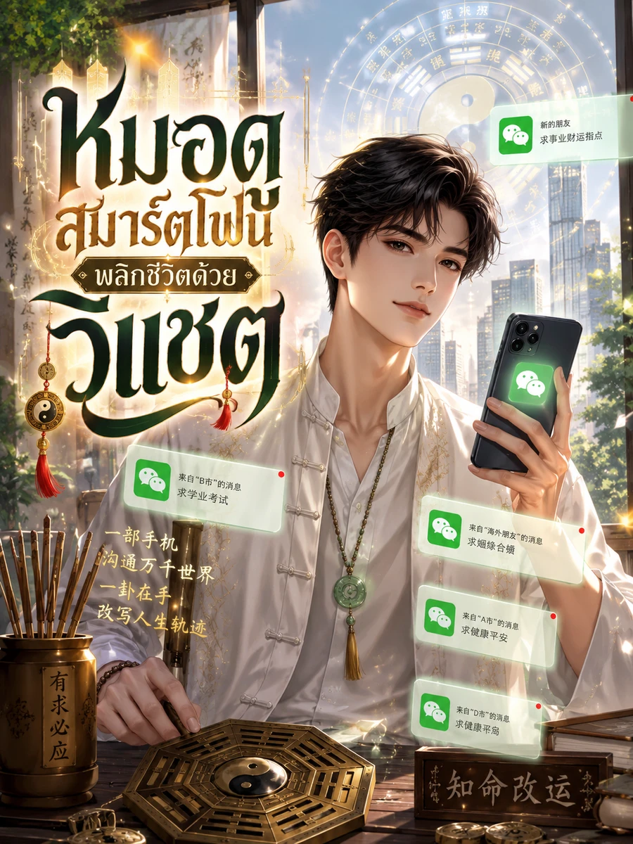 ปก [จบแล้ว] หมอดูสมาร์ทโฟนพลิกชีวิตด้วยวีแชต