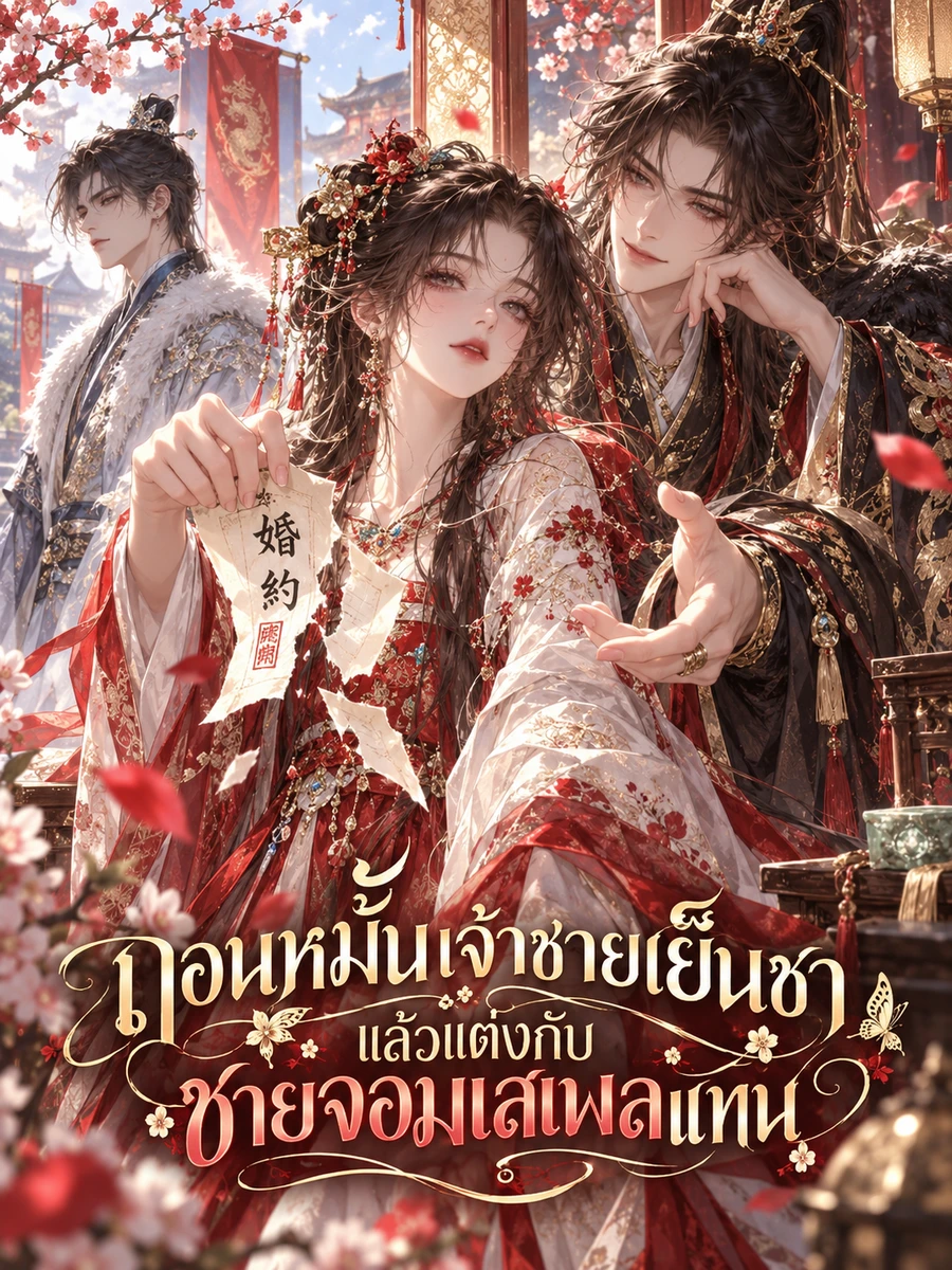 ปก ถอนหมั้นเจ้าชายเย็นชา แล้วแต่งกับชายจอมเสเพลแทน