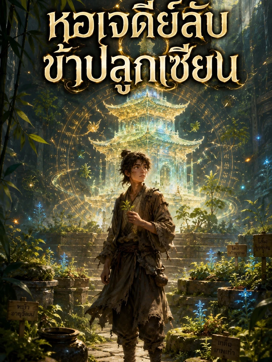 ปก หอเจดีย์ลับ ข้าปลูกเซียน
