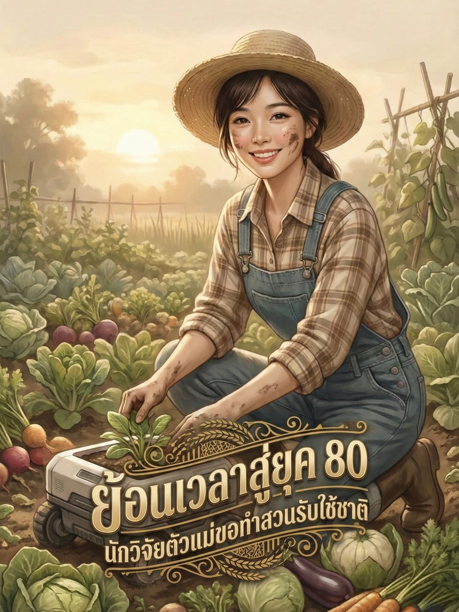 ปก ย้อนเวลาสู่ยุค 80: นักวิจัยตัวแม่ขอทําสวนรับใช้ชาติ
