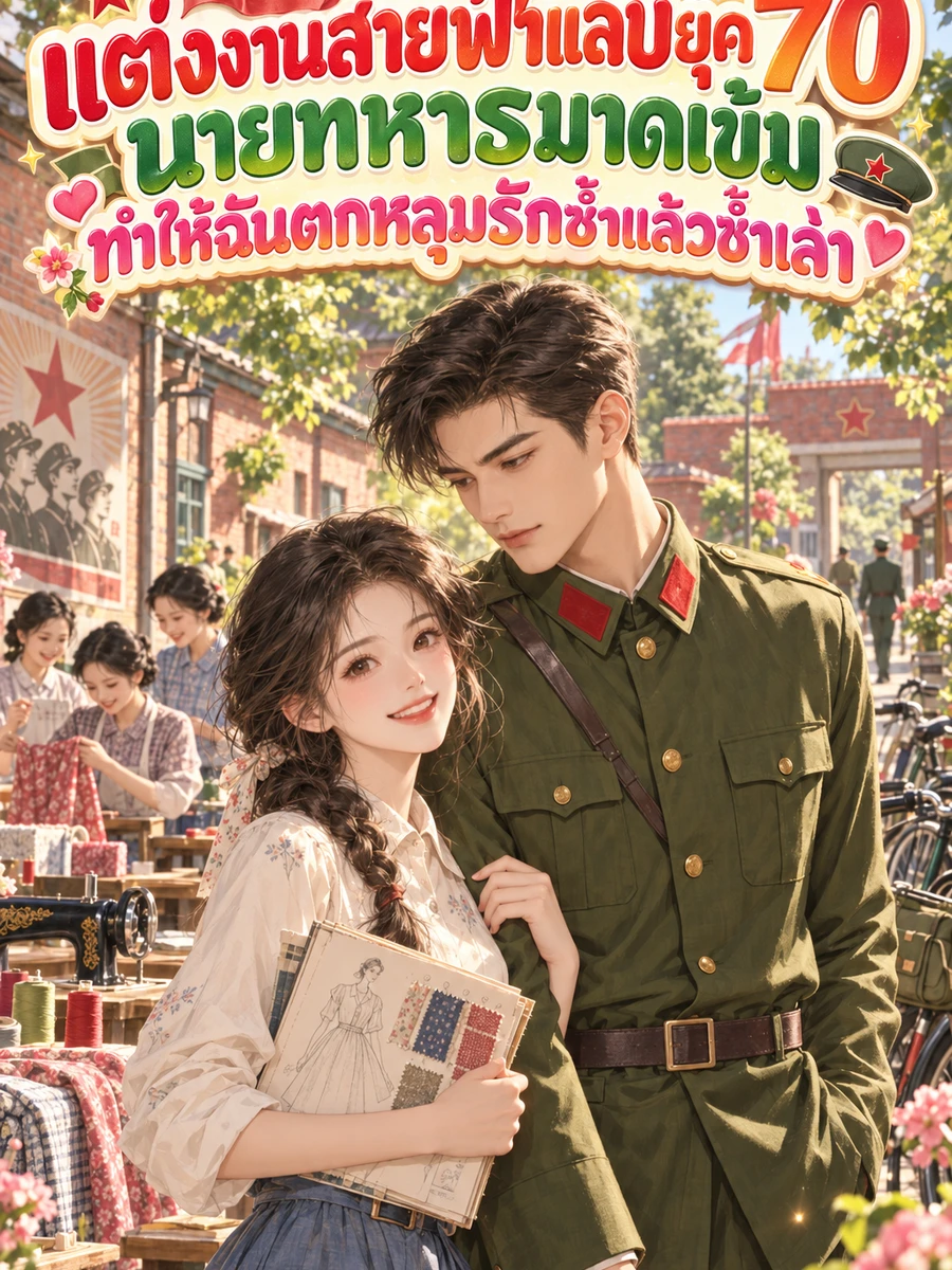 ปก แต่งงานสายฟ้าแลบยุค 70 นายทหารมาดเข้มทําให้ฉันตกหลุมรักซ้ําแล้วซ้ําเล่า