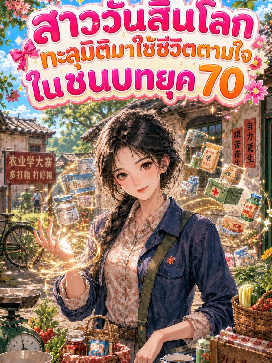 ปก [จบ]สาววันสิ้นโลกทะลุมิติมาใช้ชีวิตตามใจในชนบทยุค 70