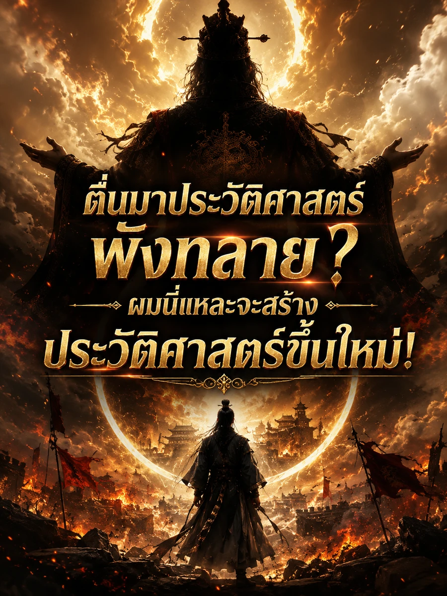 ปก ตื่นมาประวัติศาสตร์พังทลาย? ผมนี่แหละจะสร้างประวัติศาสตร์ขึ้นใหม่!