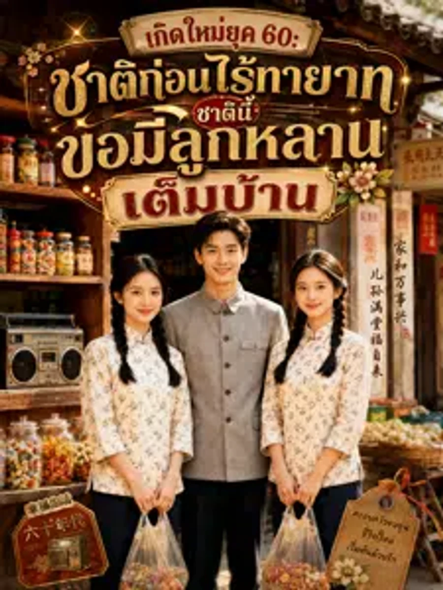 ปก เกิดใหม่ยุค 60: ชาติก่อนไร้ทายาท ชาตินี้ขอมีลูกหลานเต็มบ้าน