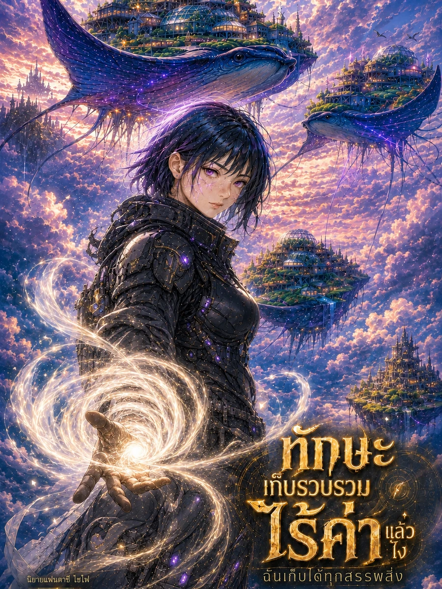 ปก ทักษะเก็บรวบรวมไร้ค่าแล้วไง ฉันเก็บได้ทุกสรรพสิ่ง