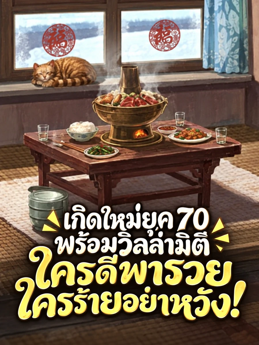 ปก (ฟรี 100) เกิดใหม่ยุค 70 พร้อมวิลล่ามิติ ใครดีพารวย ใครร้ายอย่าหวัง!