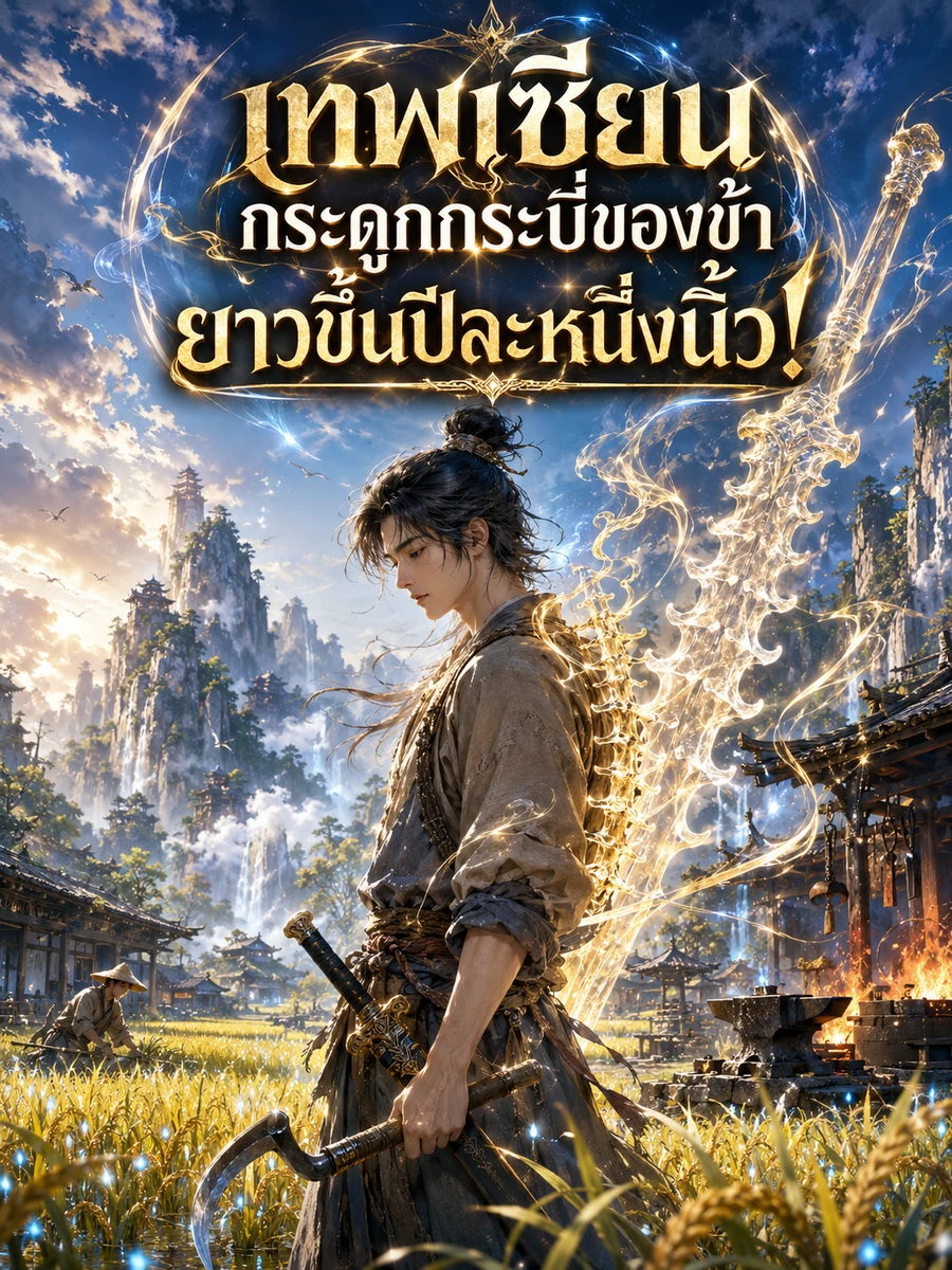 ปก เทพเซียน กระดูกกระบี่ของข้ายาวขึ้นปีละหนึ่งนิ้ว!