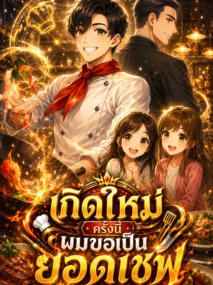 ปก เกิดใหม่ครั้งนี้ ผมขอเป็นยอดเชฟ