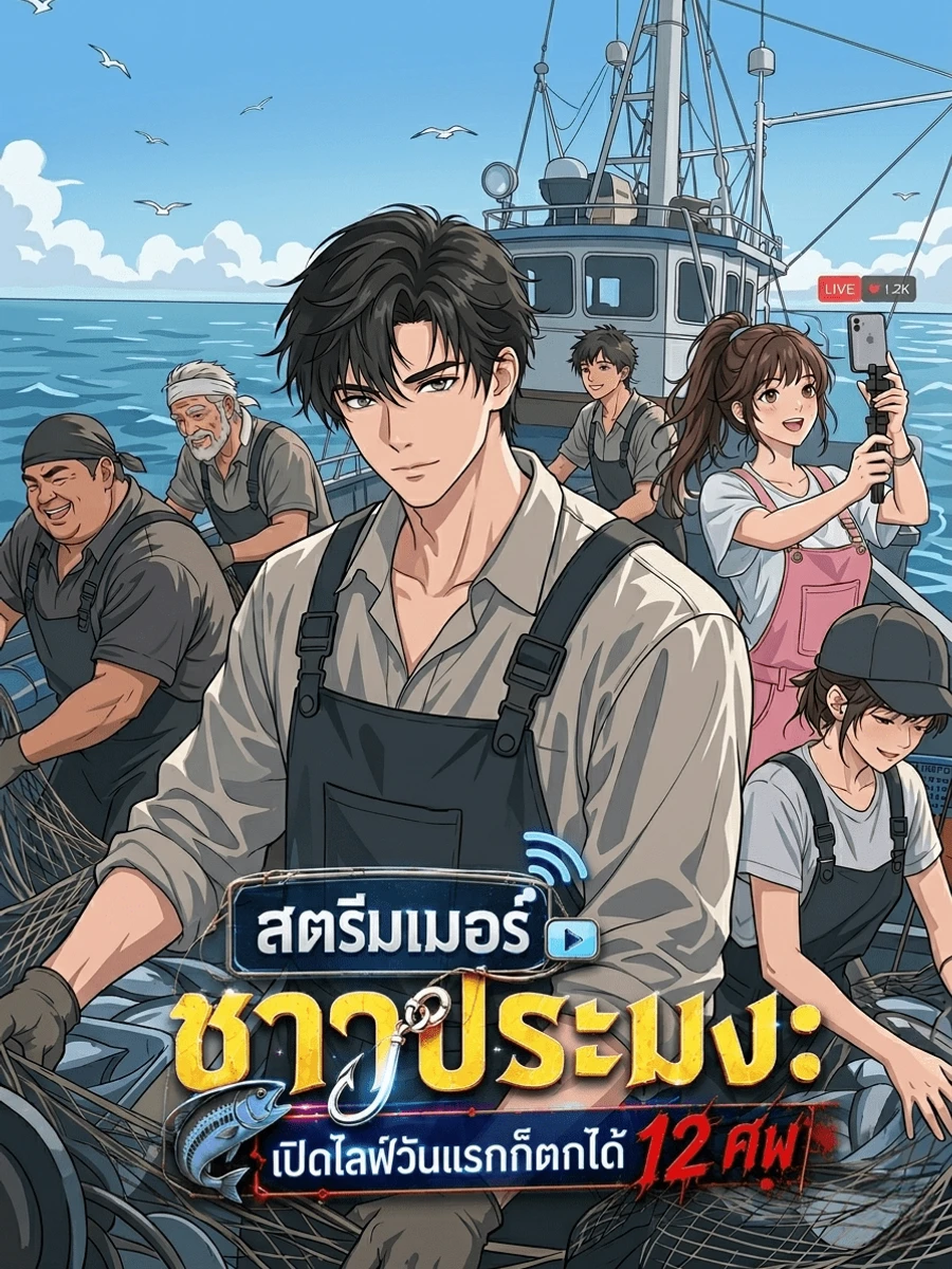 ปก สตรีมเมอร์ชาวประมง: เปิดไลฟ์วันแรกก็ตกได้ 12 ศพ [จบ]