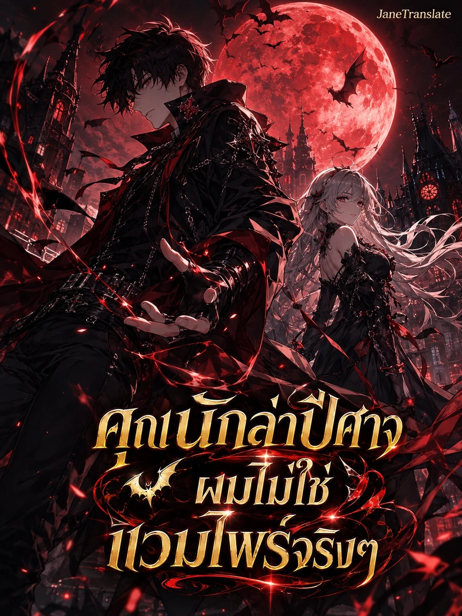 ปก คุณนักล่าปีศาจ ผมไม่ใช่แวมไพร์จริงๆ