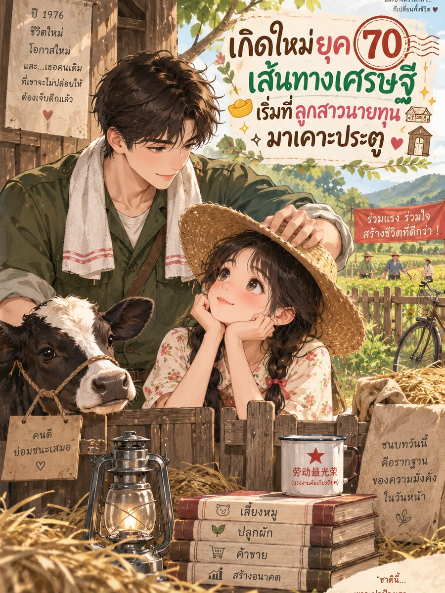 ปก (จบแล้ว) เกิดใหม่ยุค 70: เส้นทางเศรษฐีเริ่มที่ลูกสาวนายทุนมาเคาะประตู