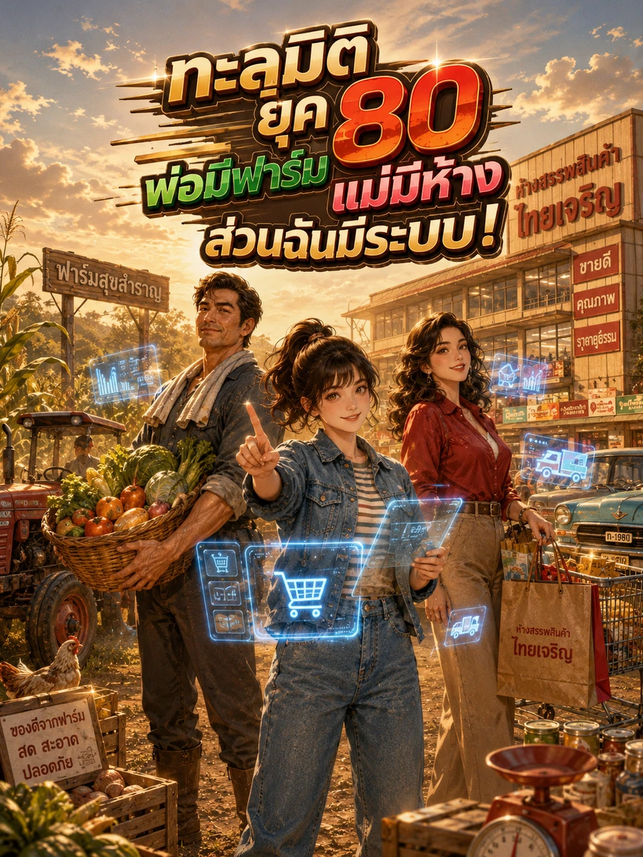 ปก [จบ] ทะลุมิติยุค 80 พ่อมีฟาร์ม แม่มีห้าง ส่วนฉันมีระบบ!