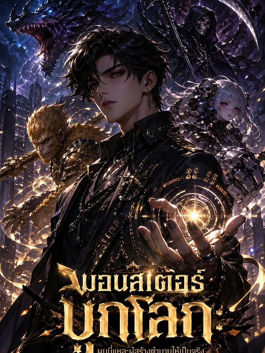 ปก มอนสเตอร์บุกโลก: ผมนี่แหละผู้สร้างตํานานให้เป็นจริง
