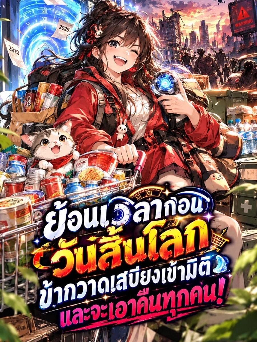 ปก ย้อนเวลาก่อนวันสิ้นโลก ข้ากวาดเสบียงเข้ามิติ และจะเอาคืนทุกคน!