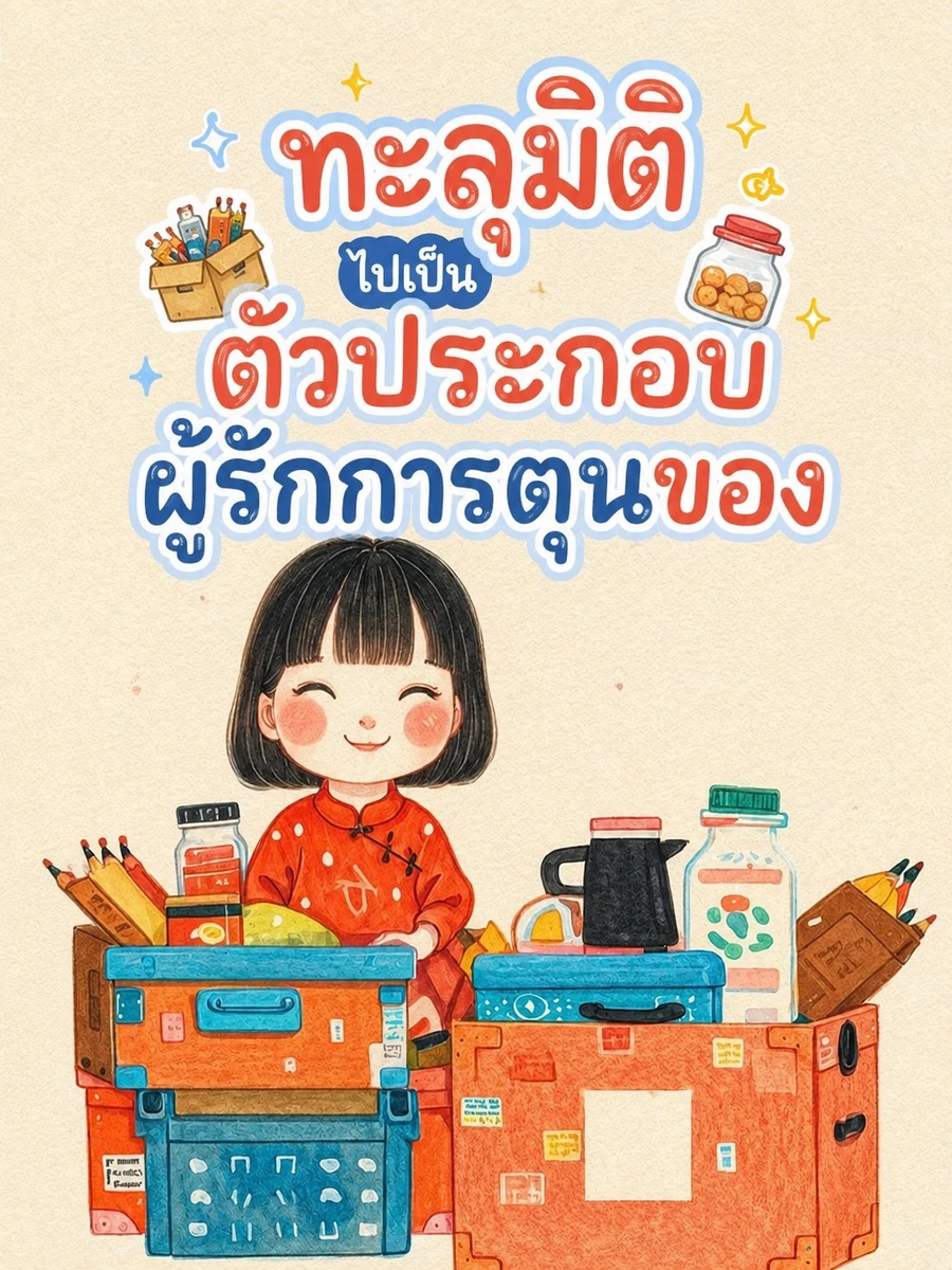 ปก "ทะลุมิติไปเป็นตัวประกอบผู้รักการตุนของ"