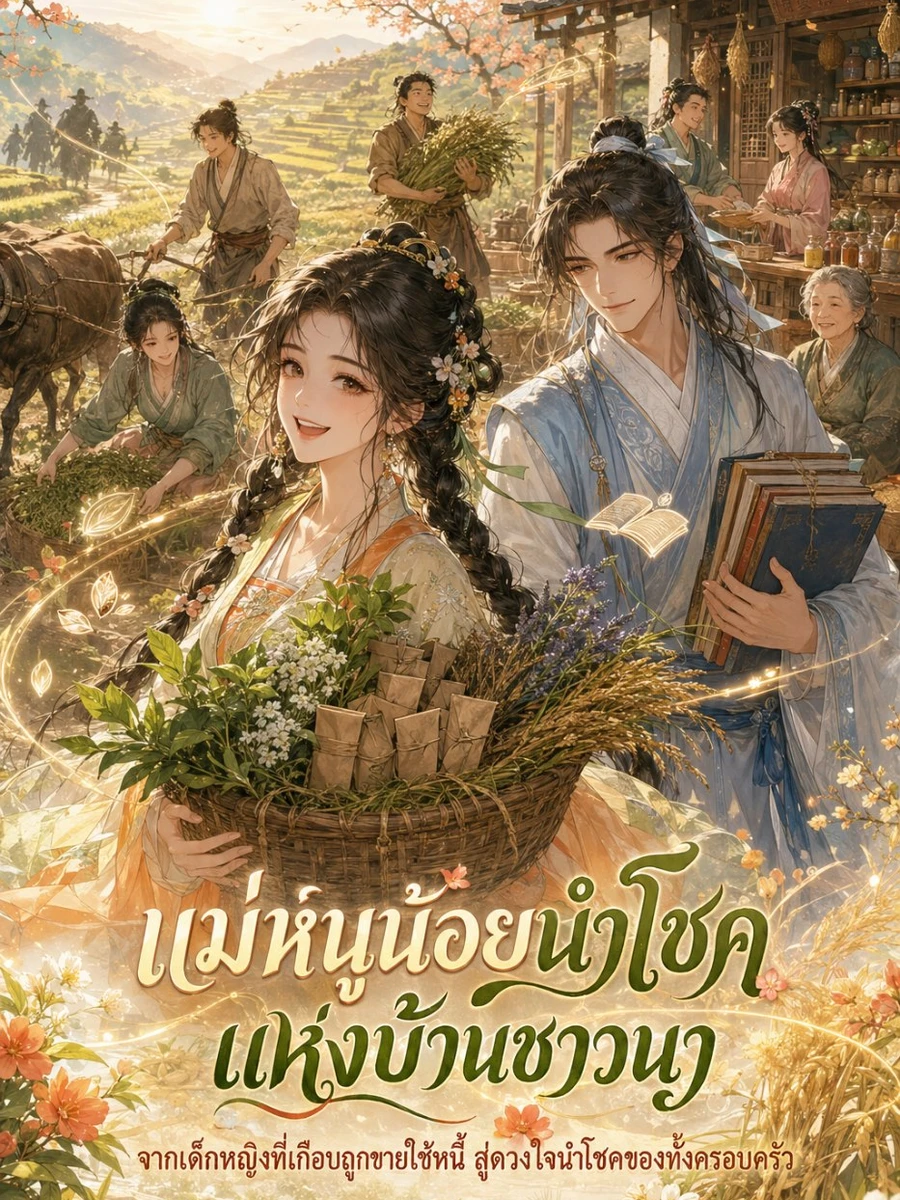 ปก แม่หนูน้อยนําโชคแห่งบ้านชาวนา