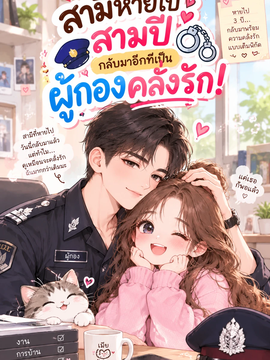 ปก (อ่านฟรี 200 ตอน) สามีหายไปสามปี กลับมาอีกทีเป็นผู้กองคลั่งรัก!