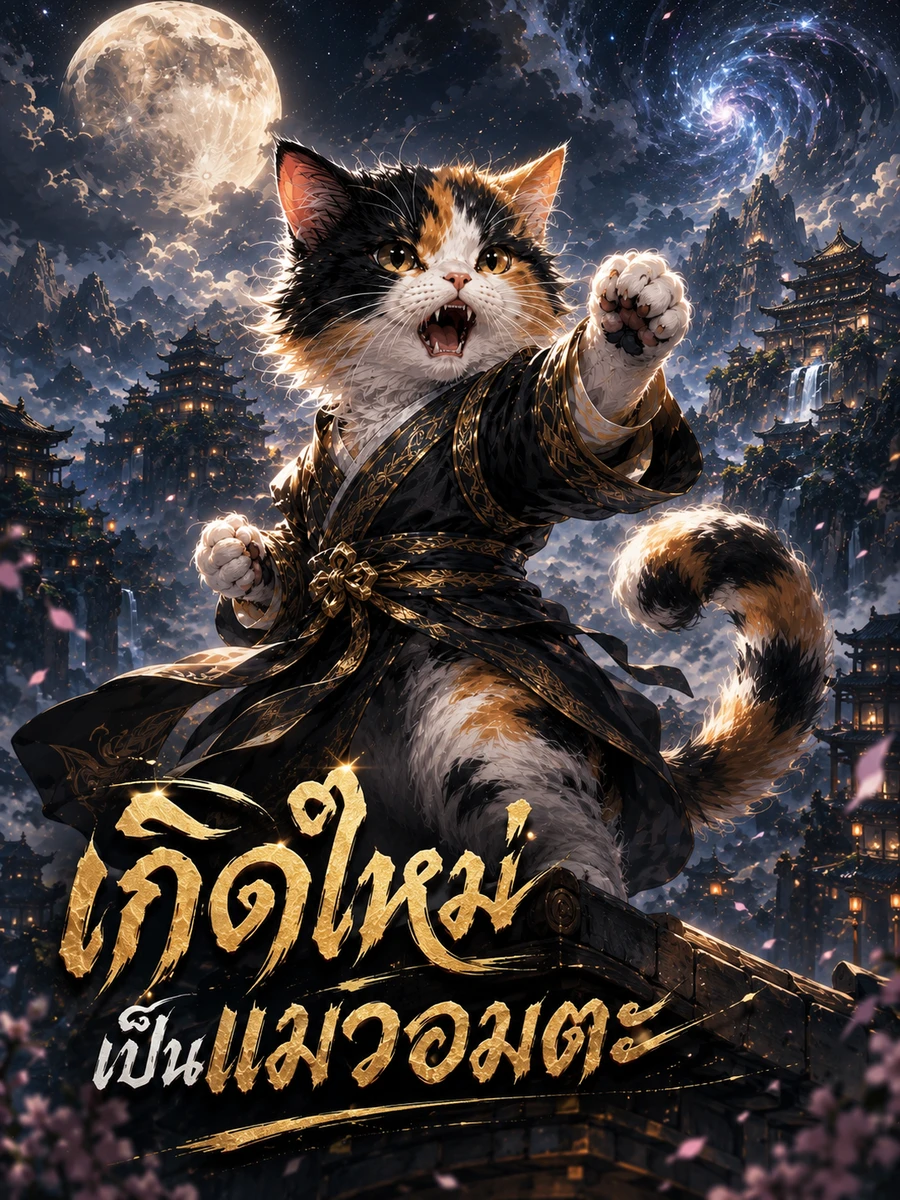 ปก เกิดใหม่เป็นแมวอมตะ