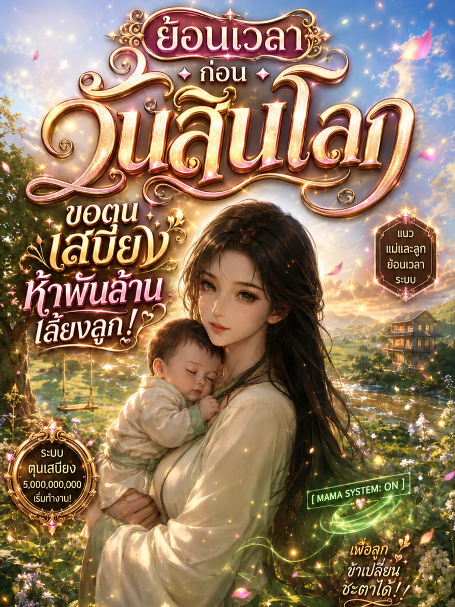 ปก ย้อนเวลาก่อนวันสิ้นโลก ขอตุนเสบียงห้าพันล้านเลี้ยงลูก!