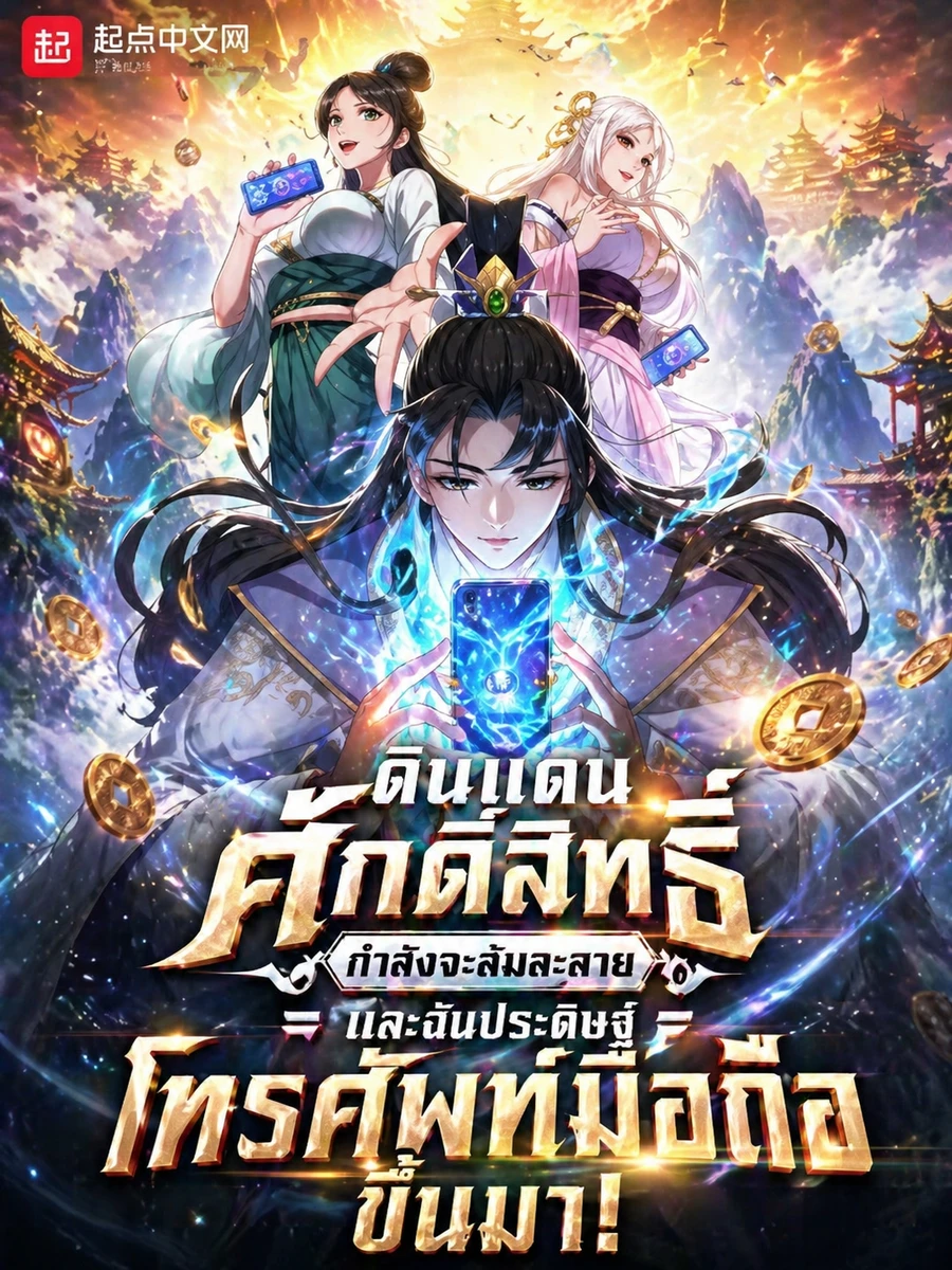 ปก ดินแดนศักดิ์สิทธิ์กําลังจะล้มละลาย และฉันประดิษฐ์โทรศัพท์มือถือขึ้นมา!
